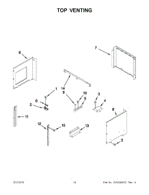 07 - Top Venting parts for Maytag Oven MMW9730AW01 / from AppliancePartsPros.com