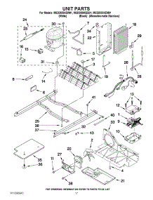 11 - Unit Parts parts for Maytag Refrigerator MSD2559XEB01 / from AppliancePartsPros.com