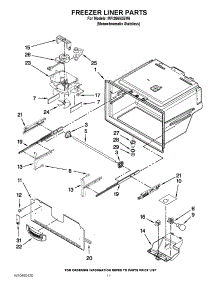 06 - Freezer Liner Parts parts for Maytag Refrigerator MFI2665XEM6 / from AppliancePartsPros.com