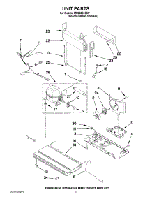 09 - Unit Parts parts for Maytag Refrigerator MFI2665XEM7 / from AppliancePartsPros.com