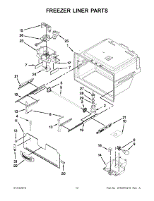 06 - Freezer Liner Parts parts for Maytag Refrigerator MFI2665XEM8 / from AppliancePartsPros.com