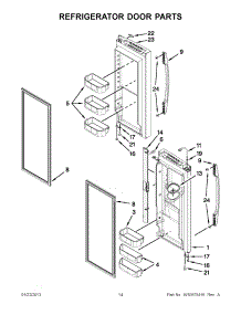 07 - Refrigerator Door Parts parts for Maytag Refrigerator MFI2665XEM8 / from AppliancePartsPros.com