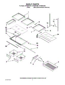 03 - Shelf Parts parts for Maytag Refrigerator MFI2665XEW1 / from AppliancePartsPros.com