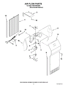 09 - Air Flow Parts parts for Maytag Refrigerator MSD2559XEM02 / from AppliancePartsPros.com