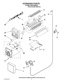 11 - Icemaker Parts parts for Maytag Refrigerator MSD2559XEM02 / from AppliancePartsPros.com