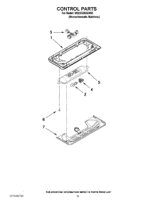 12 - Control Parts parts for Maytag Refrigerator MSD2559XEM02 / from AppliancePartsPros.com
