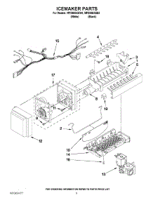 05 - Icemaker Parts parts for Maytag Refrigerator MFI2665XEW4 / from AppliancePartsPros.com