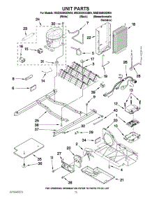 10 - Unit Parts parts for Maytag Refrigerator MSD2559XEM04 / from AppliancePartsPros.com