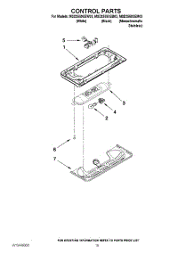 12 - Control Parts parts for Maytag Refrigerator MSD2559XEW03 / from AppliancePartsPros.com