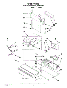 09 - Unit Parts parts for Maytag Refrigerator MFI2670XEB5 / from AppliancePartsPros.com