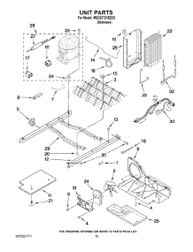 09 - Unit Parts parts for Maytag Refrigerator MSD2572VES02 / from AppliancePartsPros.com