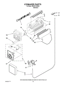 12 - Icemaker Parts parts for Maytag Refrigerator MSD2572VES02 / from AppliancePartsPros.com