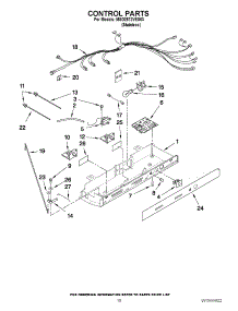 11 - Control Parts parts for Maytag Refrigerator MSD2572VES03 / from AppliancePartsPros.com