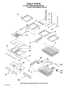 07 - Shelf Parts parts for Maytag Refrigerator MBR2258XES4 / from AppliancePartsPros.com