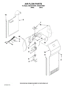 10 - Air Flow Parts parts for Maytag Refrigerator MSD2573VEB01 / from AppliancePartsPros.com