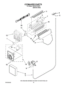 12 - Icemaker Parts parts for Maytag Refrigerator MSD2573VES01 / from AppliancePartsPros.com