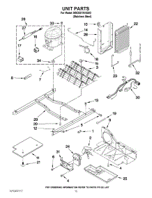 09 - Unit Parts parts for Maytag Refrigerator MSD2573VES02 / from AppliancePartsPros.com