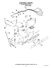 11 - Control Parts parts for Maytag Refrigerator MSD2573VES02 / from AppliancePartsPros.com