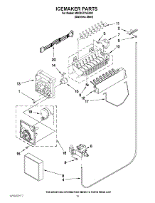 12 - Icemaker Parts parts for Maytag Refrigerator MSD2573VES02 / from AppliancePartsPros.com
