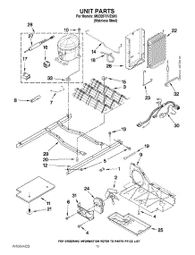 09 - Unit Parts parts for Maytag Refrigerator MSD2573VES03 / from AppliancePartsPros.com