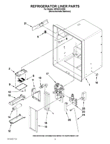 02 - Refrigerator Liner Parts parts for Maytag Refrigerator MFI2670XEM5 / from AppliancePartsPros.com