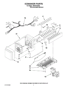 05 - Icemaker Parts parts for Maytag Refrigerator MFI2670XEM6 / from AppliancePartsPros.com