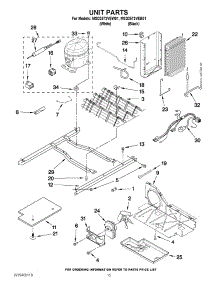 09 - Unit Parts parts for Maytag Refrigerator MSD2573VEW01 / from AppliancePartsPros.com