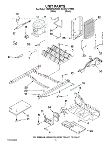 09 - Unit Parts parts for Maytag Refrigerator MSD2573VEW02 / from AppliancePartsPros.com