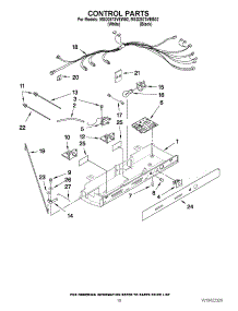 11 - Control Parts parts for Maytag Refrigerator MSD2573VEW02 / from AppliancePartsPros.com