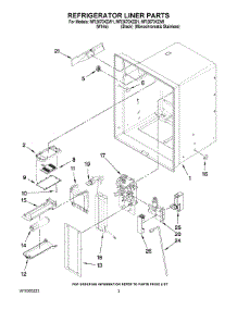 02 - Refrigerator Liner Parts parts for Maytag Refrigerator MFI2670XEW1 / from AppliancePartsPros.com