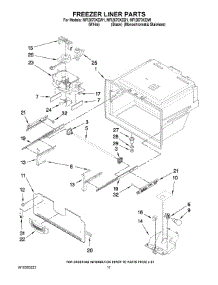 06 - Freezer Liner Parts parts for Maytag Refrigerator MFI2670XEW1 / from AppliancePartsPros.com