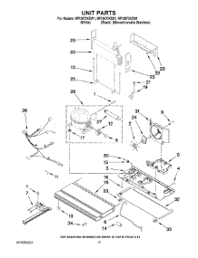 09 - Unit Parts parts for Maytag Refrigerator MFI2670XEW1 / from AppliancePartsPros.com