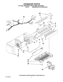 05 - Icemaker Parts parts for Maytag Refrigerator MFI2670XEW2 / from AppliancePartsPros.com