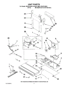09 - Unit Parts parts for Maytag Refrigerator MFI2670XEW2 / from AppliancePartsPros.com