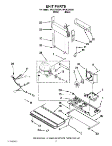 09 - Unit Parts parts for Maytag Refrigerator MFI2670XEW6 / from AppliancePartsPros.com