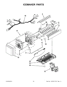 05 - Icemaker Parts parts for Maytag Refrigerator MFI2670XEW8 / from AppliancePartsPros.com