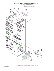 02 - Refrigerator Liner Parts parts for Maytag Refrigerator MSD2574VEM11 / from AppliancePartsPros.com
