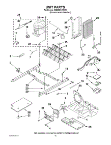 09 - Unit Parts parts for Maytag Refrigerator MSD2574VEM11 / from AppliancePartsPros.com