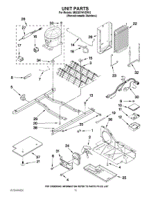 09 - Unit Parts parts for Maytag Refrigerator MSD2574VEM12 / from AppliancePartsPros.com