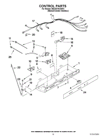 11 - Control Parts parts for Maytag Refrigerator MSD2574VEM13 / from AppliancePartsPros.com