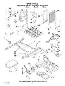 09 - Unit Parts parts for Maytag Refrigerator MSD2574VEQ11 / from AppliancePartsPros.com