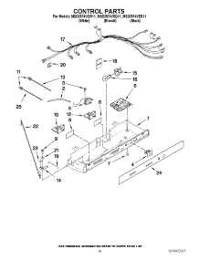 11 - Control Parts parts for Maytag Refrigerator MSD2574VEW11 / from AppliancePartsPros.com