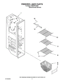 04 - Freezer Liner Parts parts for Maytag Refrigerator MSD2576VEM01 / from AppliancePartsPros.com