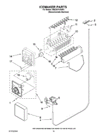 12 - Icemaker Parts parts for Maytag Refrigerator MSD2576VEM01 / from AppliancePartsPros.com
