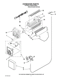 10 - Icemaker Parts parts for Maytag Refrigerator MSD2578VEM01 / from AppliancePartsPros.com