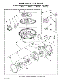 06 - Pump And Motor Parts parts for Maytag Dishwasher MDB6769AWW3 / from AppliancePartsPros.com