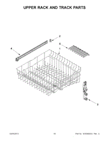 09 - Upper Rack And Track Parts parts for Maytag Dishwasher MDB6769PAS2 / from AppliancePartsPros.com