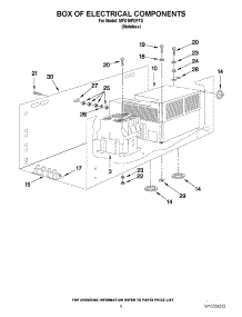 05 - Box Of Electrical Components parts for Maytag Washer MFS18PDFTS / from AppliancePartsPros.com