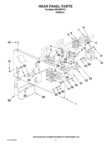09 - Rear Panel Parts parts for Maytag Washer MFS18PDFTS / from AppliancePartsPros.com