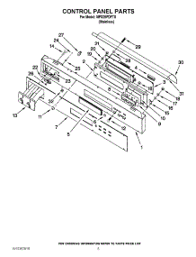 04 - Control Panel Parts parts for Maytag Washer MFS25PDFTS / from AppliancePartsPros.com